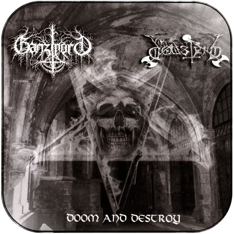 Ganzmord Doom And Destroy Album Cover Sticker