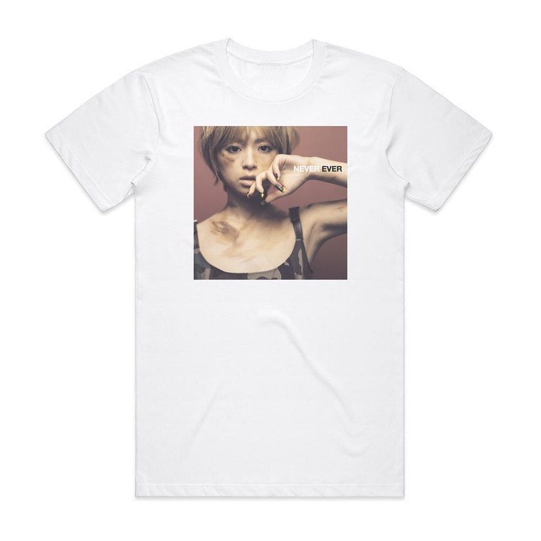 Ayumi Hamasaki Never Ever Album Cover T-Shirt White