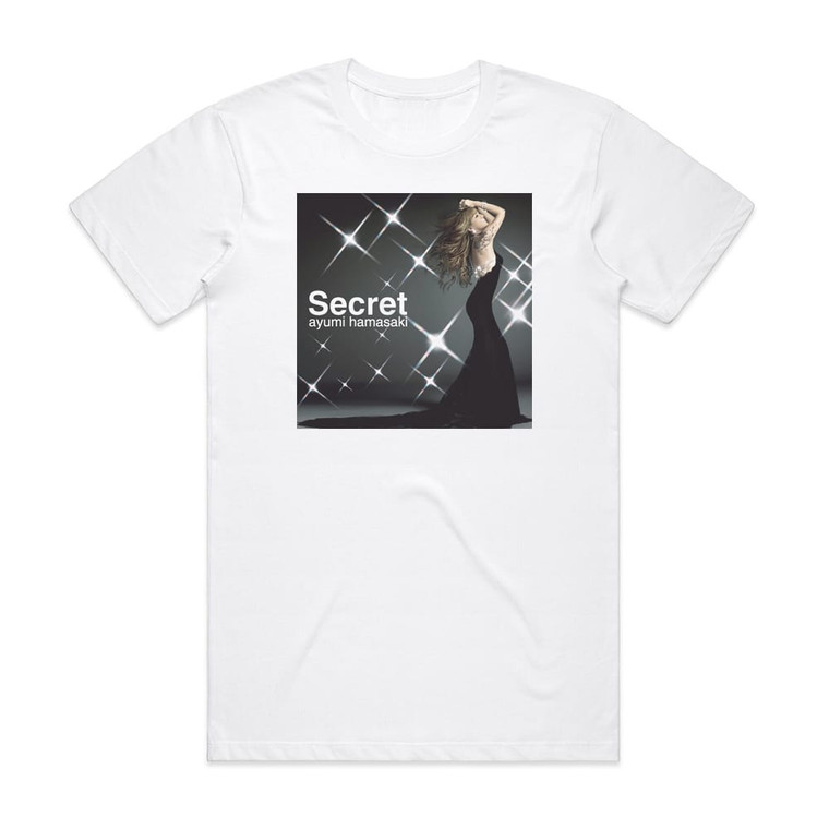 Ayumi Hamasaki Secret Album Cover T-Shirt White