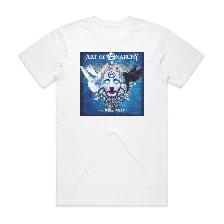 Art of Anarchy The Madness Album Cover T-Shirt White
