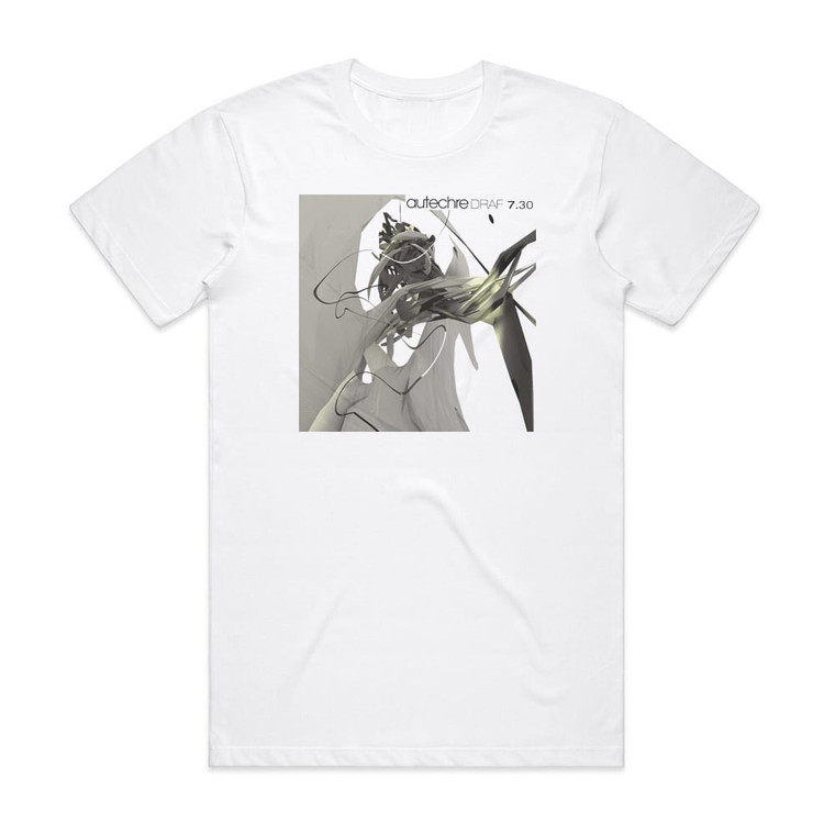 Autechre Draft 730 Album Cover T-Shirt White