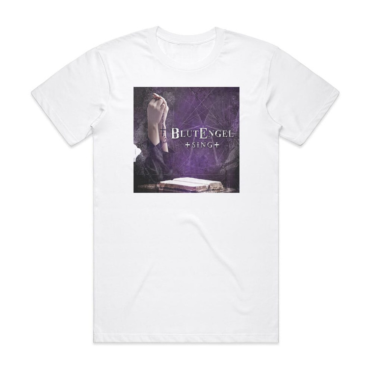 Blutengel Sing Album Cover T-Shirt White