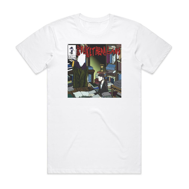 Buckethead Forgotten Library Album Cover T-Shirt White