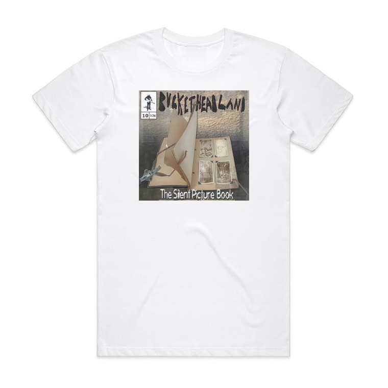 Buckethead The Silent Picture Book Album Cover T-Shirt White
