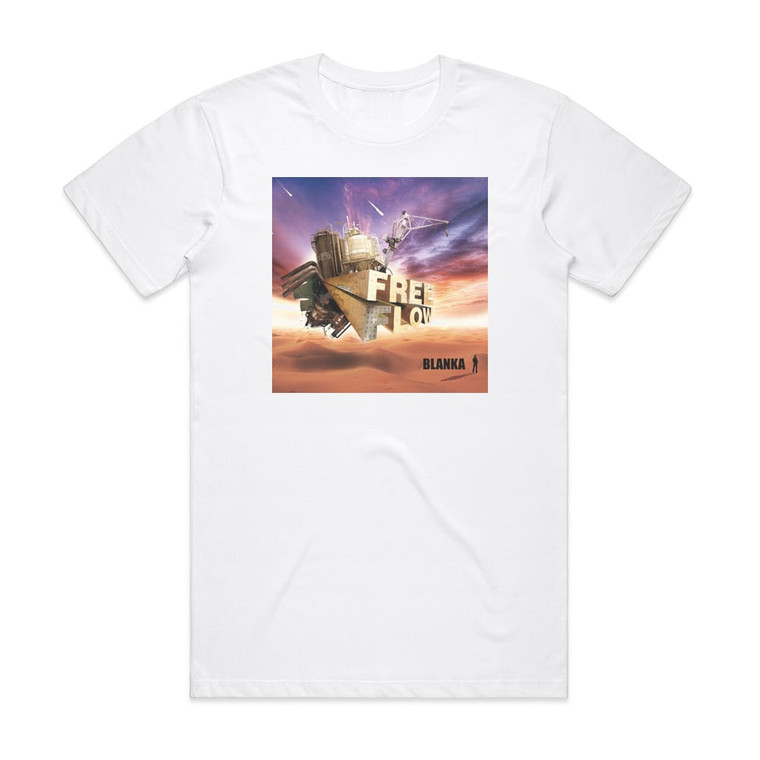 Blanka Free Flow Album Cover T-Shirt White