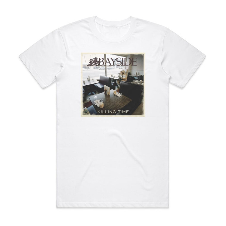 Bayside Killing Time Album Cover T-Shirt White