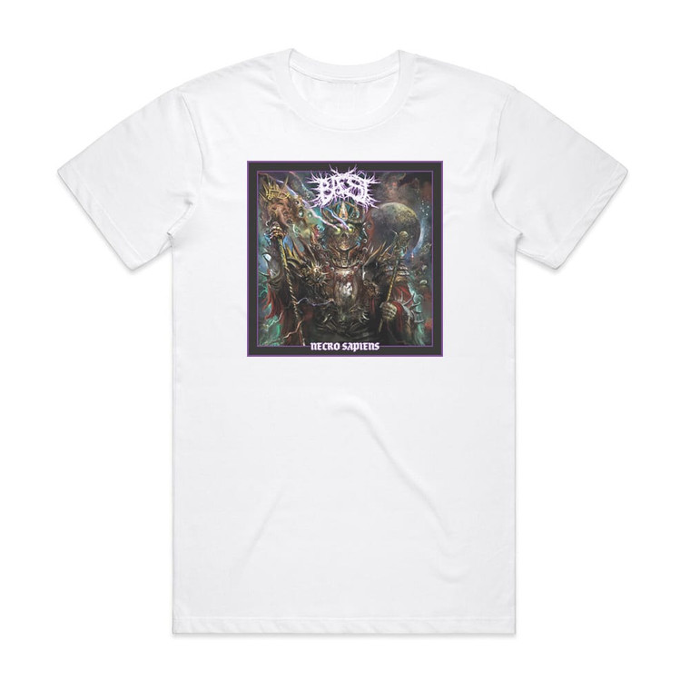 Baest Necro Sapiens Album Cover T-Shirt White