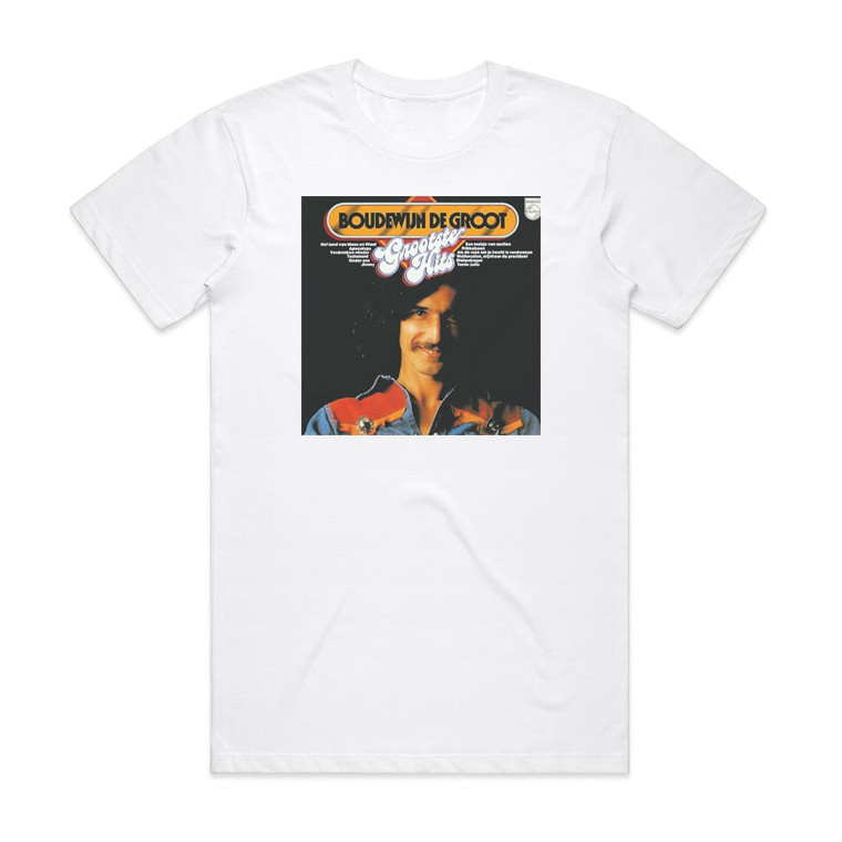 Boudewijn de Groot Grootste Hits Album Cover T-Shirt White