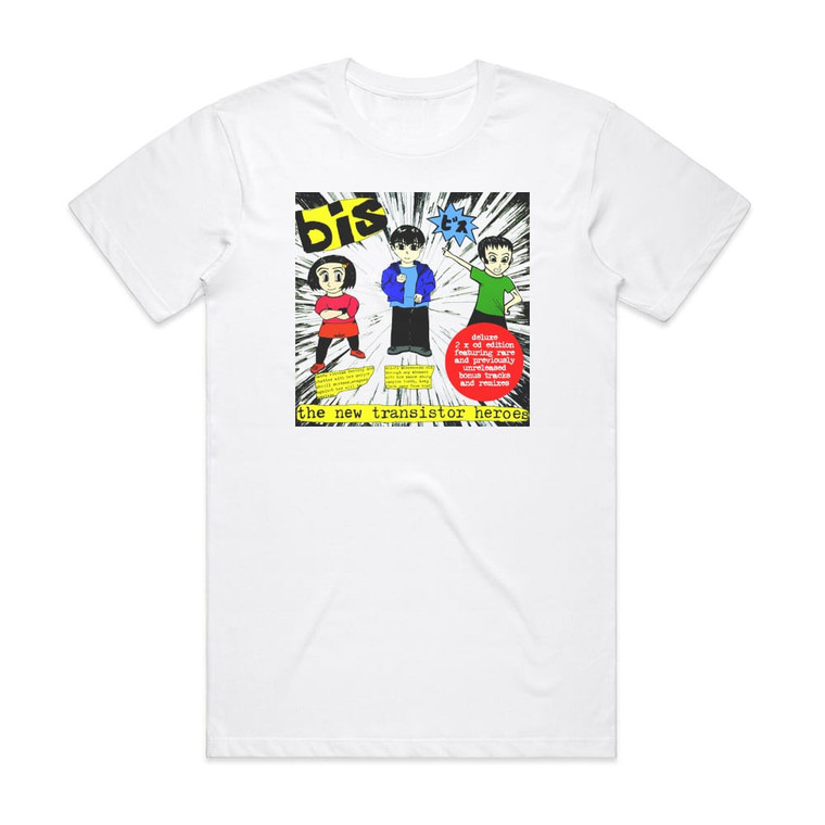 bis The New Transistor Heroes Album Cover T-Shirt White