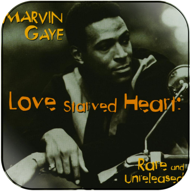 Marvin Gaye Love Starved Heart Album Cover Sticker