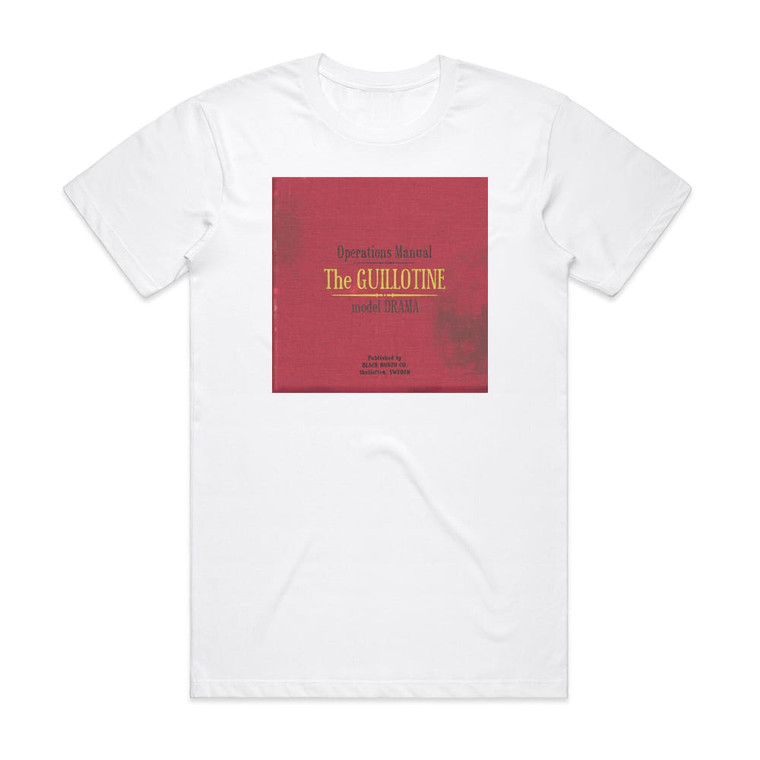 Black Bonzo Guillotine Drama Album Cover T-Shirt White