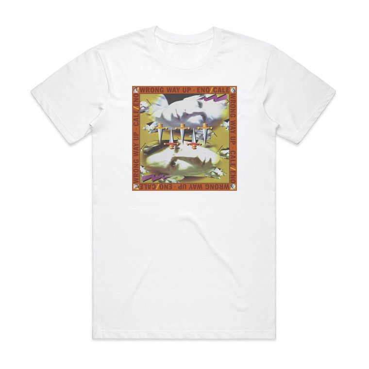 Brian Eno Wrong Way Up Album Cover T-Shirt White