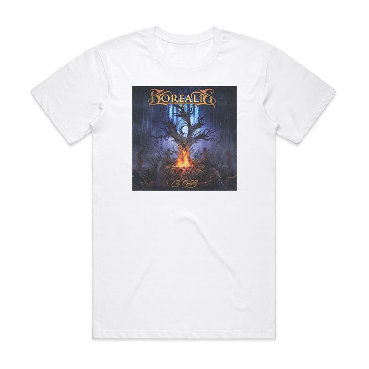 Borealis The Offering Album Cover T-Shirt White