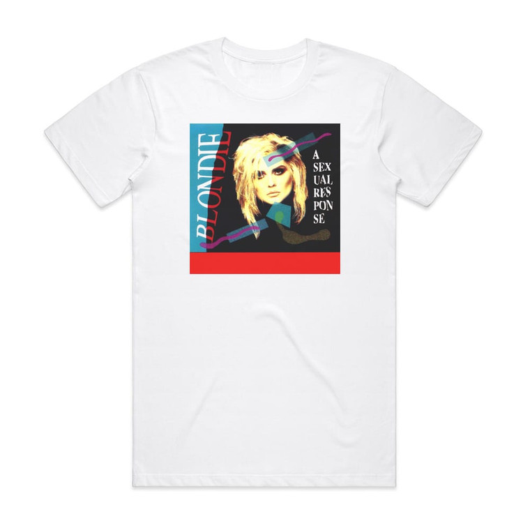 Blondie A Sexual Response Album Cover T-Shirt White