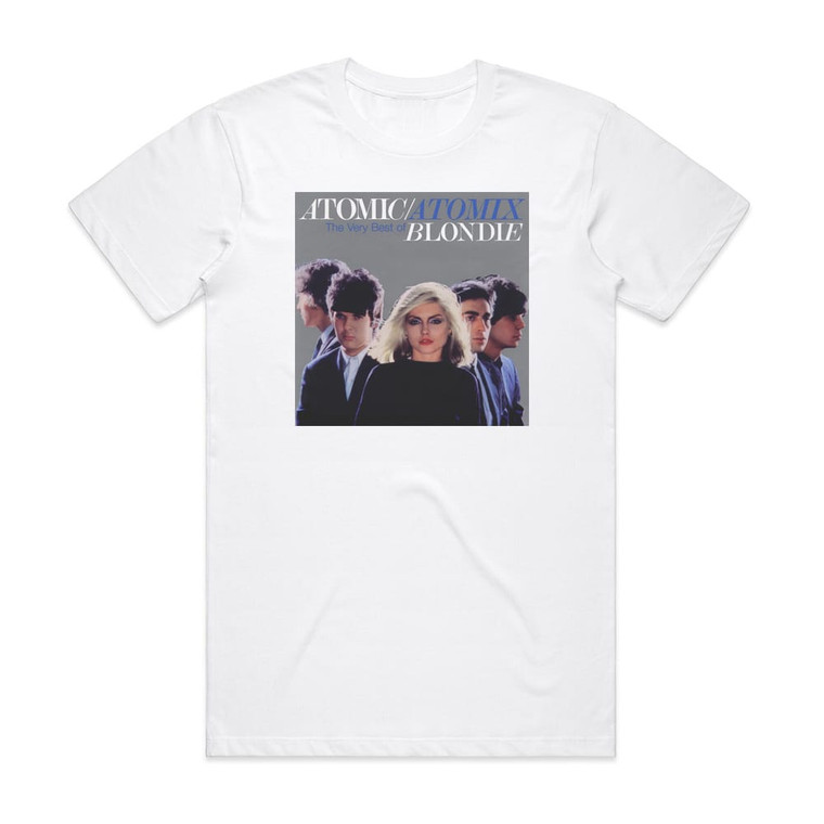 Blondie Atomic The Very Best Of Blondie Album Cover T-Shirt White