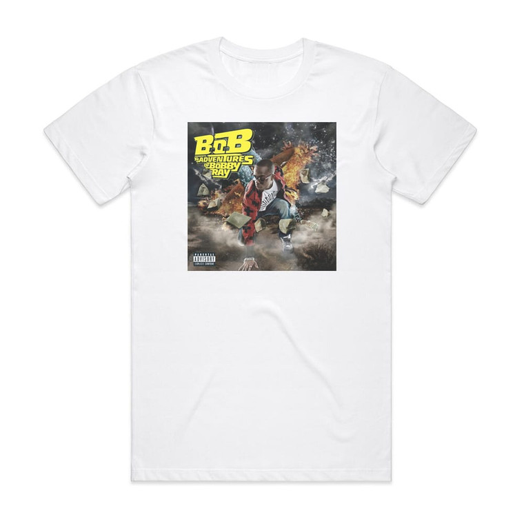 BoB Bob Presents The Adventures Of Bobby Ray 1 Album Cover T-Shirt White