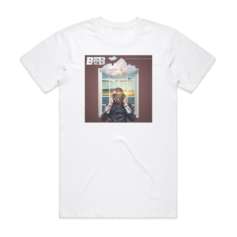 BoB Strange Clouds 3 Album Cover T-Shirt White