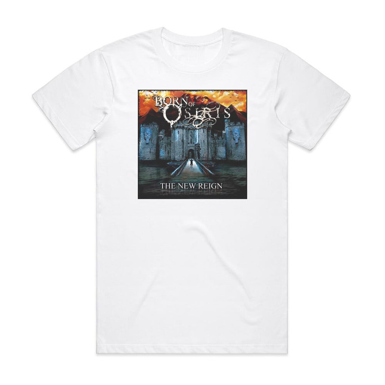 Born of Osiris The New Reign Album Cover T-Shirt White
