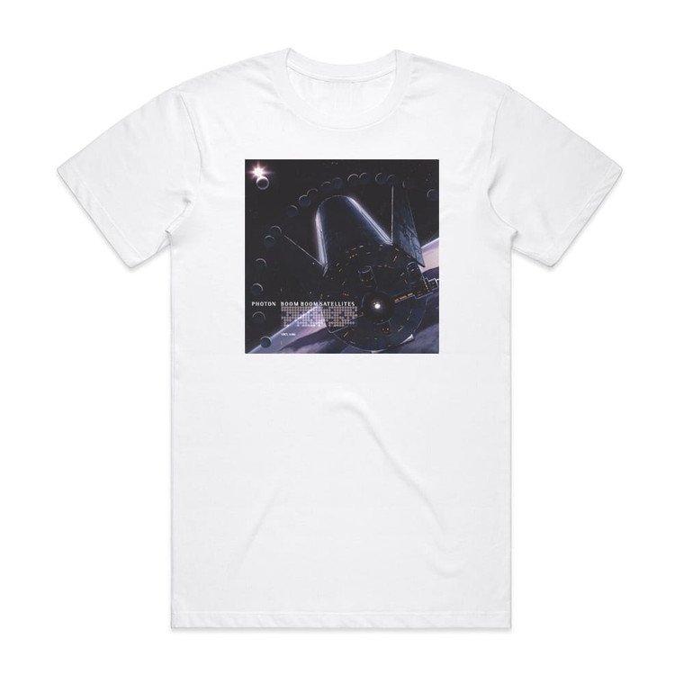 Boom Boom Satellites Photon Album Cover T-Shirt White