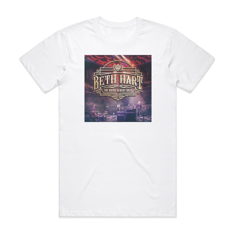 Beth Hart Live At The Royal Albert Hall Album Cover T-Shirt White