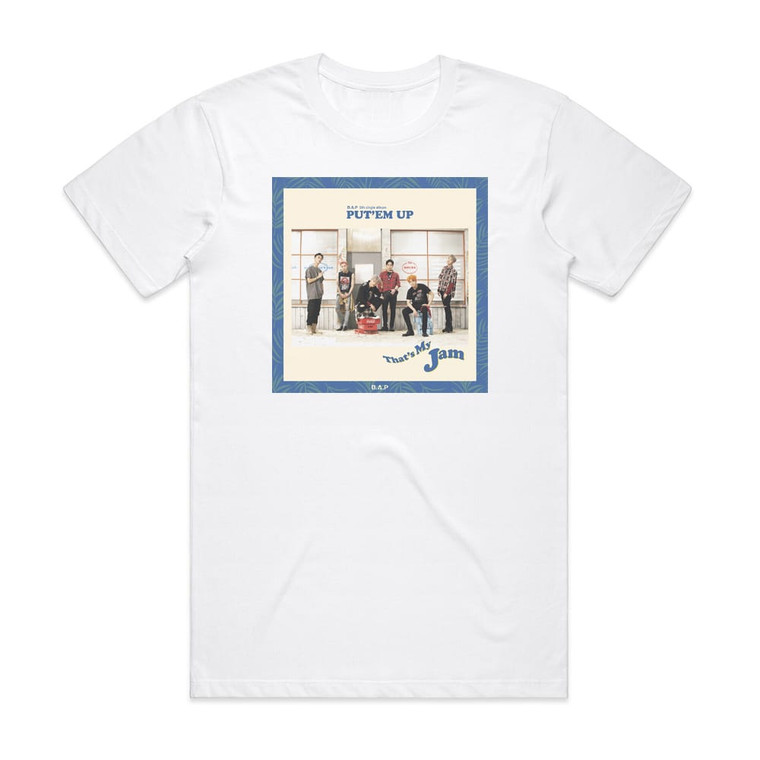 BAP Putem Up Album Cover T-Shirt White BAP Putem Up Album Cover T-Shirt White