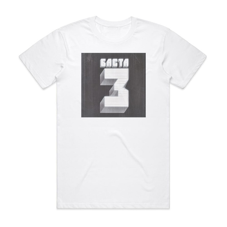 Basta  3 Album Cover T-Shirt White