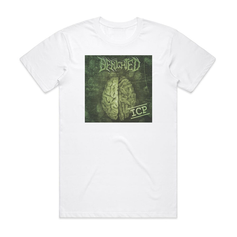 Benighted Insane Cephalic Production Album Cover T-Shirt White