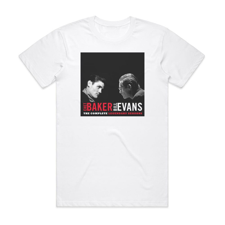 Bill Evans The Complete Legendary Sessions Album Cover T-Shirt White