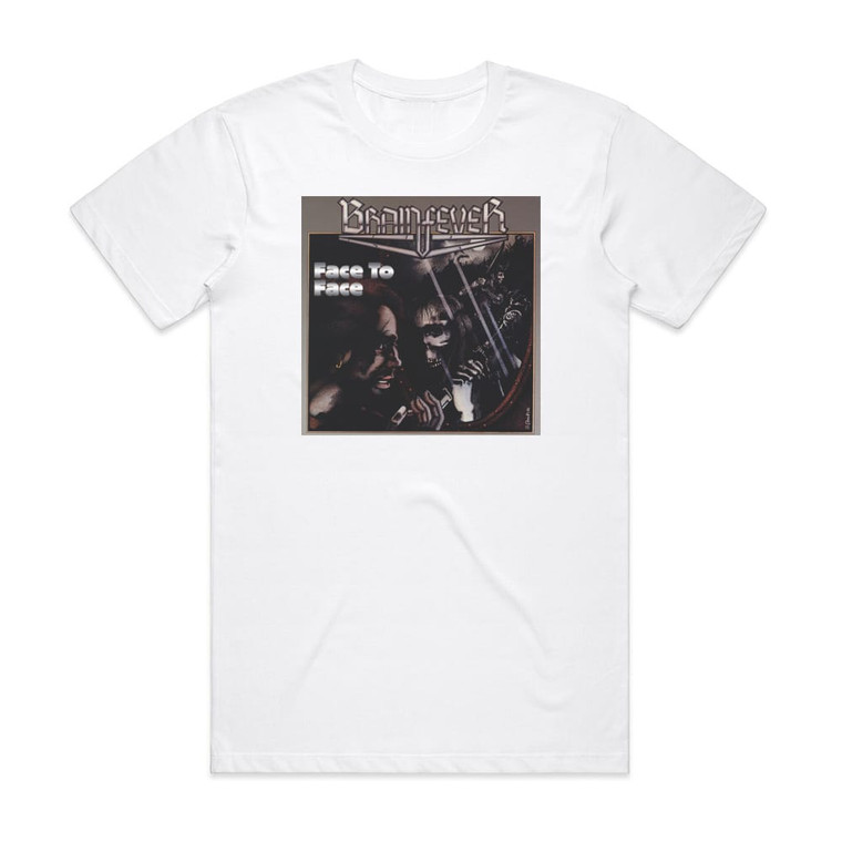 Brainfever Face To Face Album Cover T-Shirt White