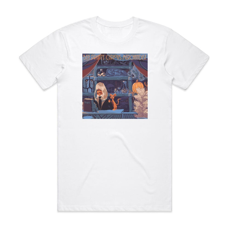 Ben Prunty Curious Merchandise Album Cover T-Shirt White