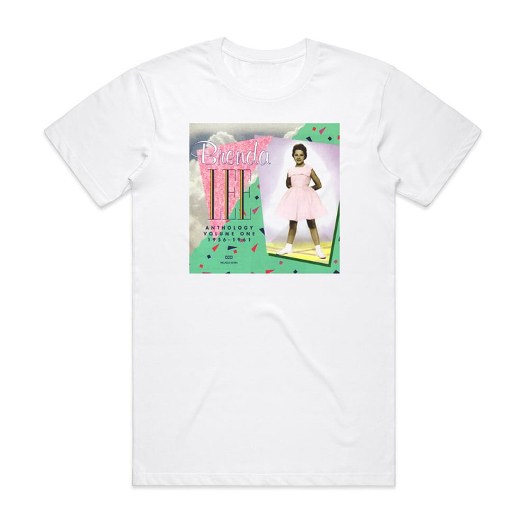 Brenda Lee Anthology Volume 1 1956 1961 Album Cover T-Shirt White