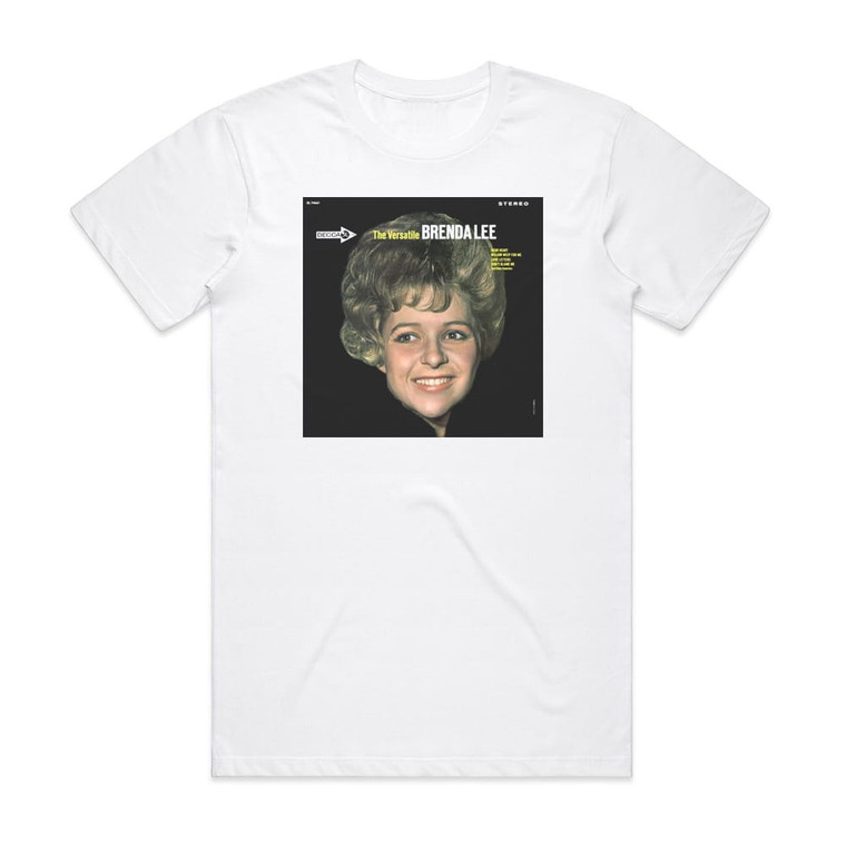 Brenda Lee The Versatile Brenda Lee Album Cover T-Shirt White