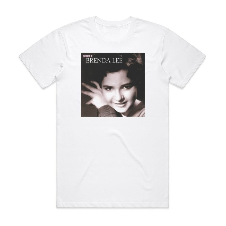 Brenda Lee The Best Of Brenda Lee Album Cover T-Shirt White