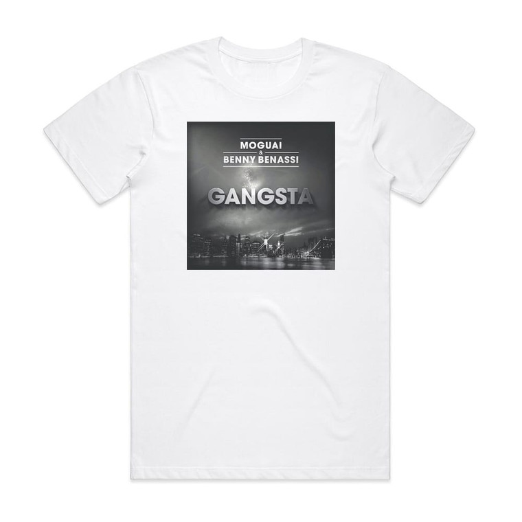 Benassi Benny Gangsta Album Cover T-Shirt White