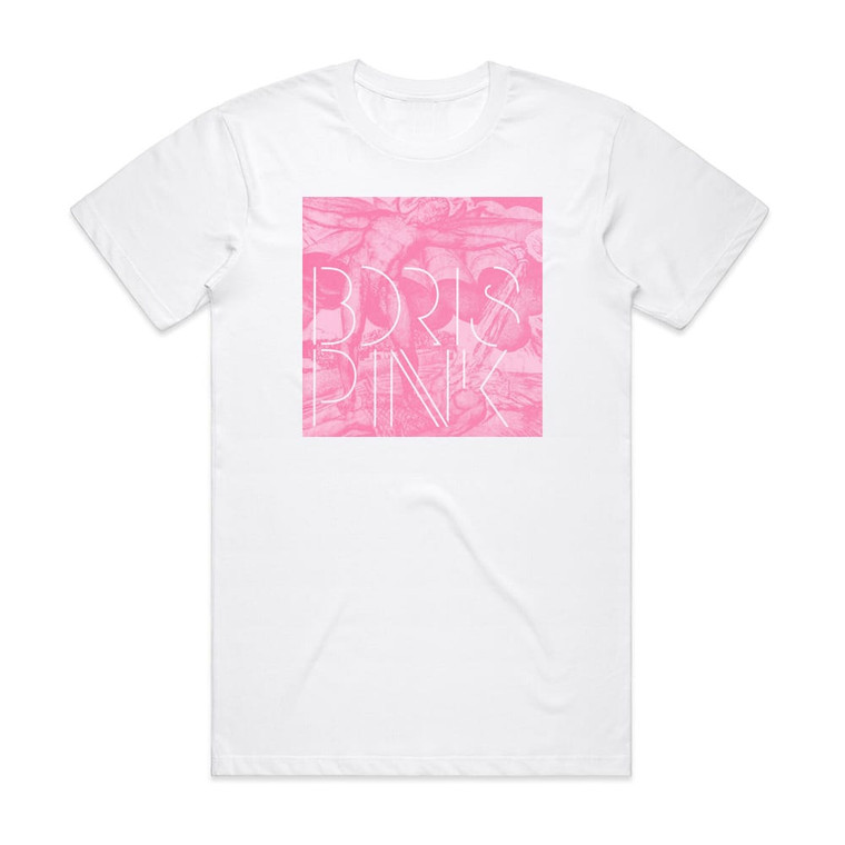 Boris Pink 2 Album Cover T-Shirt White