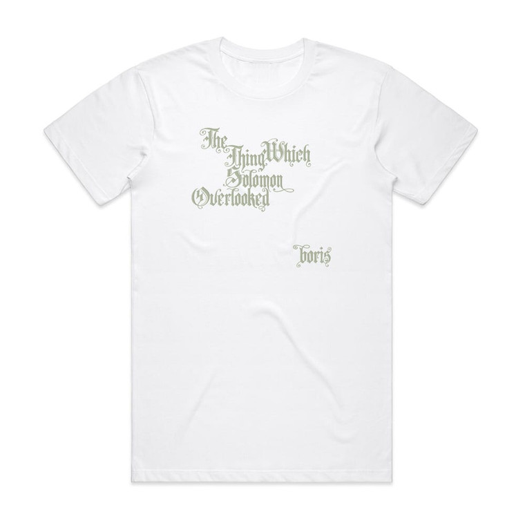 Boris  Extra The Thing Which Solomon Overlooked Extra 1 Album Cover T-Shirt White