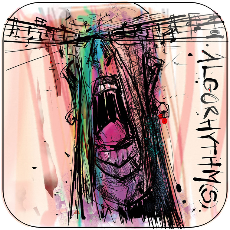 Gensu Dean Algorhythms Album Cover Sticker