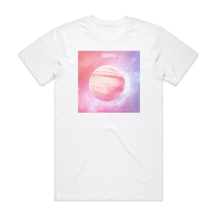Bangtan Boys Bts World Original Soundtrack Album Cover T-Shirt White