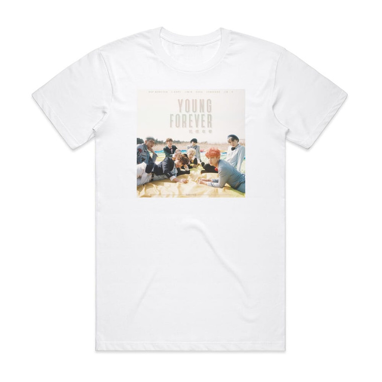 Bangtan Boys  Young Forever 1 Album Cover T-Shirt White