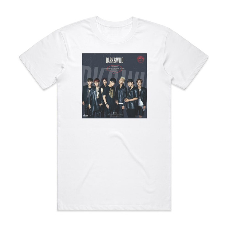 Bangtan Boys Darkwild Album Cover T-Shirt White
