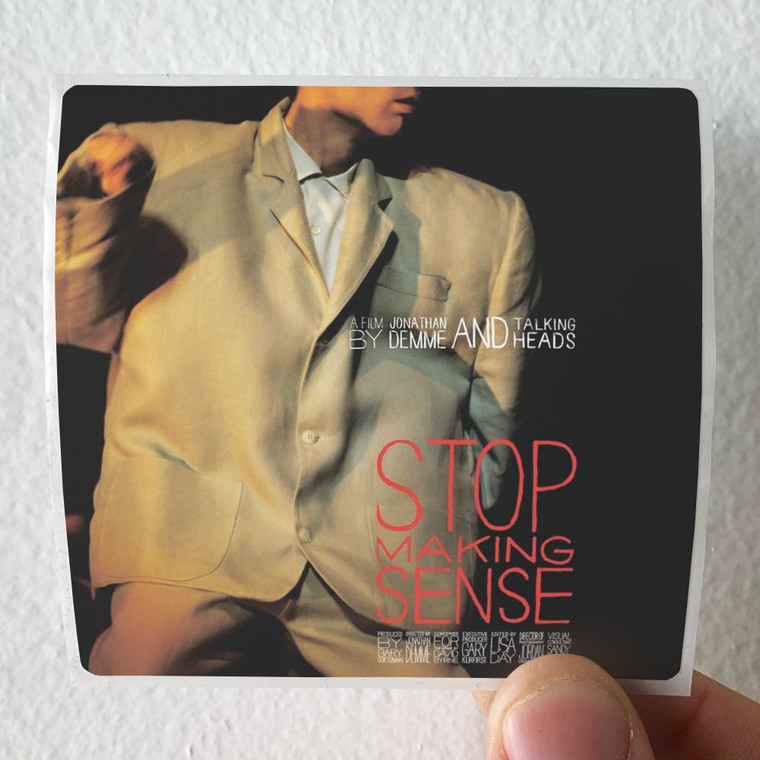 Talking Heads Stop Making Sense Album Cover Sticker