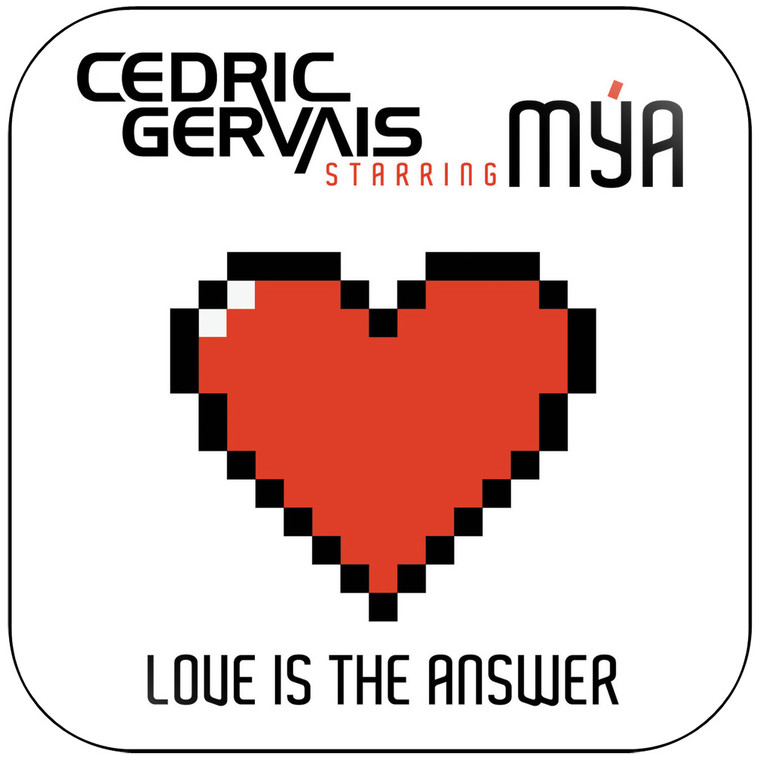 Cedric Gervais Love Is The Answer Starring Mya Remixes Album Cover Sticker Cedric Gervais Love Is The Answer Starring Mya Remixes Album Cover Sticker