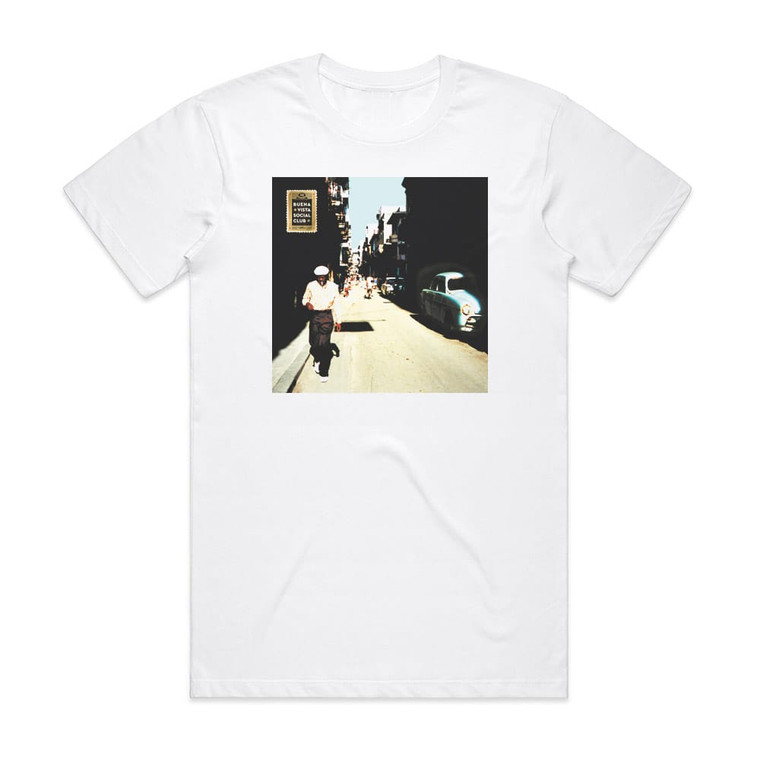 Buena Vista Social Club Buena Vista Social Club 1 Album Cover T-Shirt White