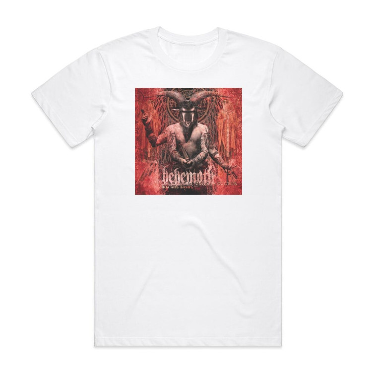 Behemoth Zos Kia Cultus Here And Beyond Album Cover T-Shirt White