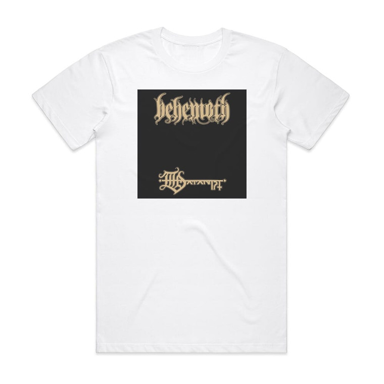 Behemoth The Satanist 2 Album Cover T-Shirt White