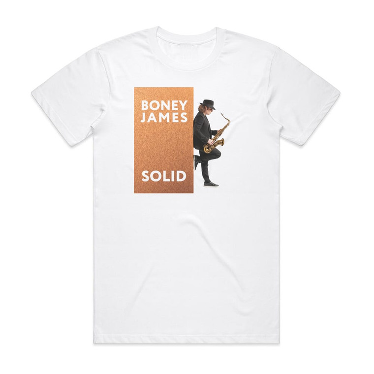 Boney James Solid Album Cover T-Shirt White