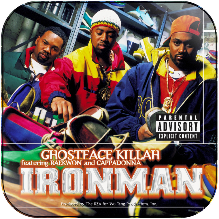 Ghostface Killah Ironman Album Cover Sticker