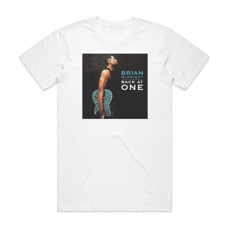 Brian McKnight Back At One Album Cover T-Shirt White