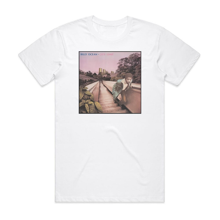 Billy Ocean City Limit Album Cover T-Shirt White