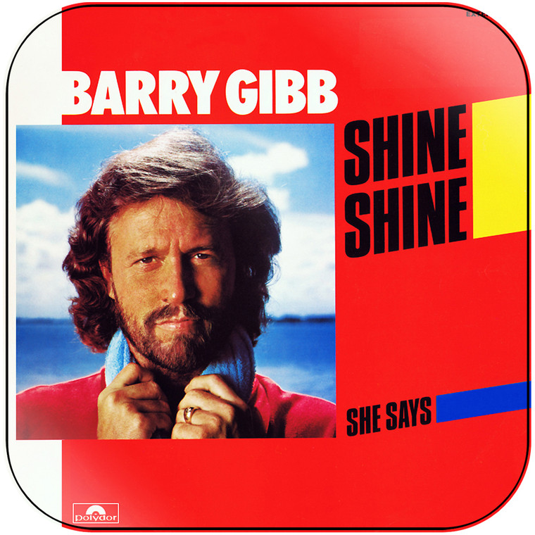 Barry Gibb Shine Shine Album Cover Sticker